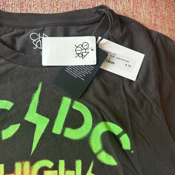 Chaser tee size Large AC DC NWT - Picture 2 of 2
